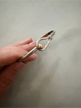 LeStage Cape Cod Jewelry- Two-Tone Silver and Gold Accent Women's Bracelet